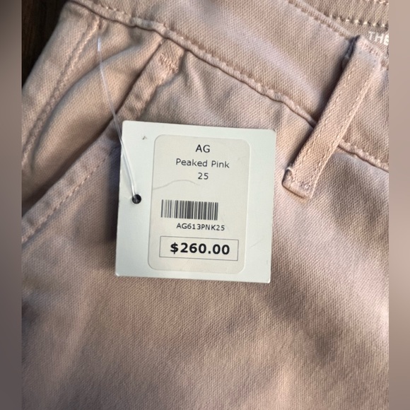 NWT The Caden Tailored Trousers by Adriano Goldschmied in Pastel Pink!! Gorgeous - Picture 10 of 12